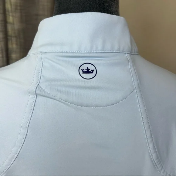 PETER MILLAR Women's  UPF 50+ Sun Protection 1/4 Zip Pullover XS Navy Blue Golf - Picture 3 of 16
